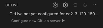 Configure new GitLab server prompt in VS Code