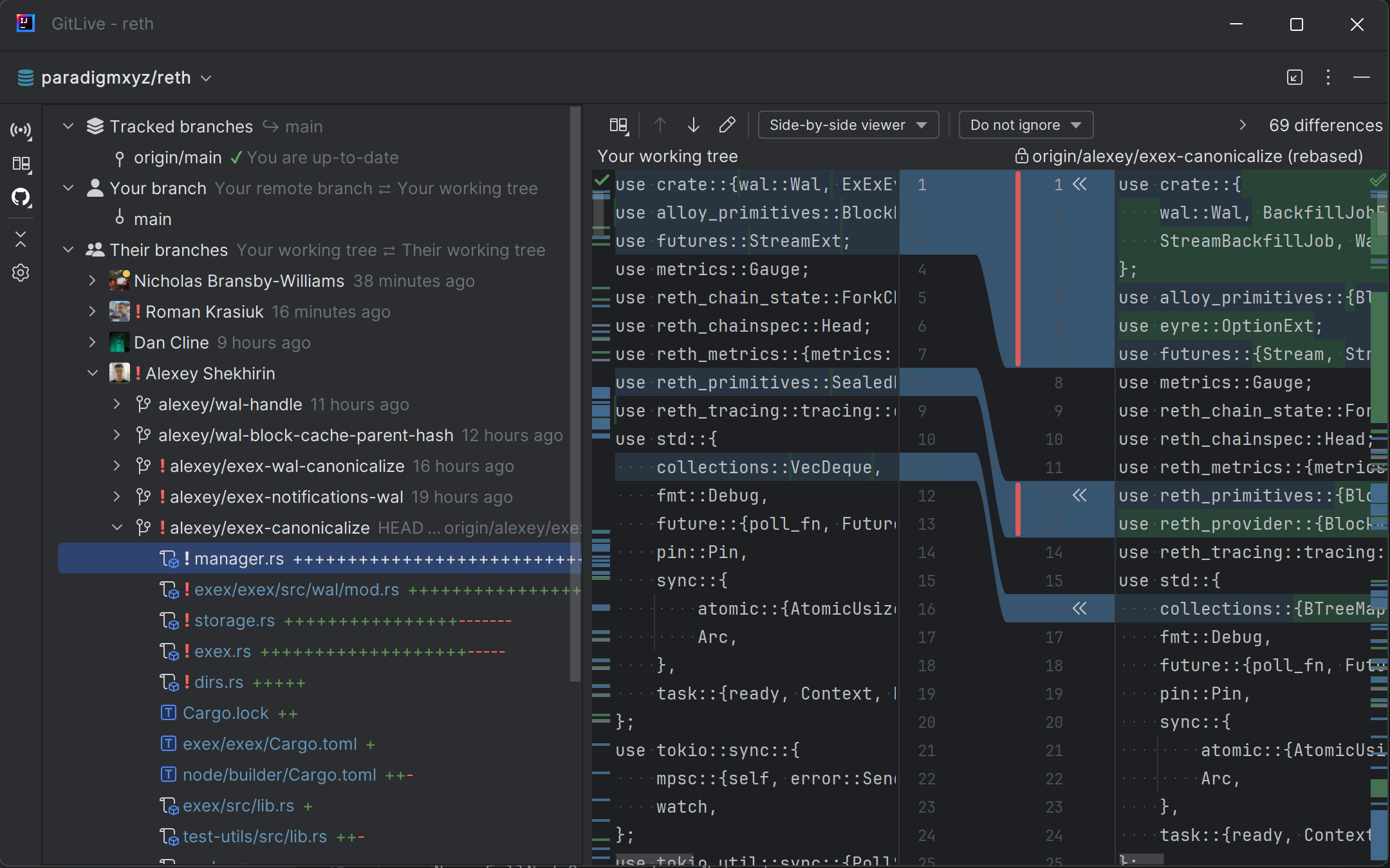 GitLive 18.0: Merge conflict detection now flags conflicting changes in the Repository View