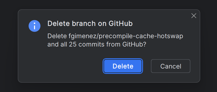 Delete remote branch in Jetbrains